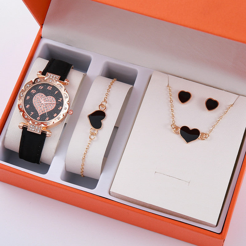 Korean High-end Quartz Watch Minimalist Fashion Set