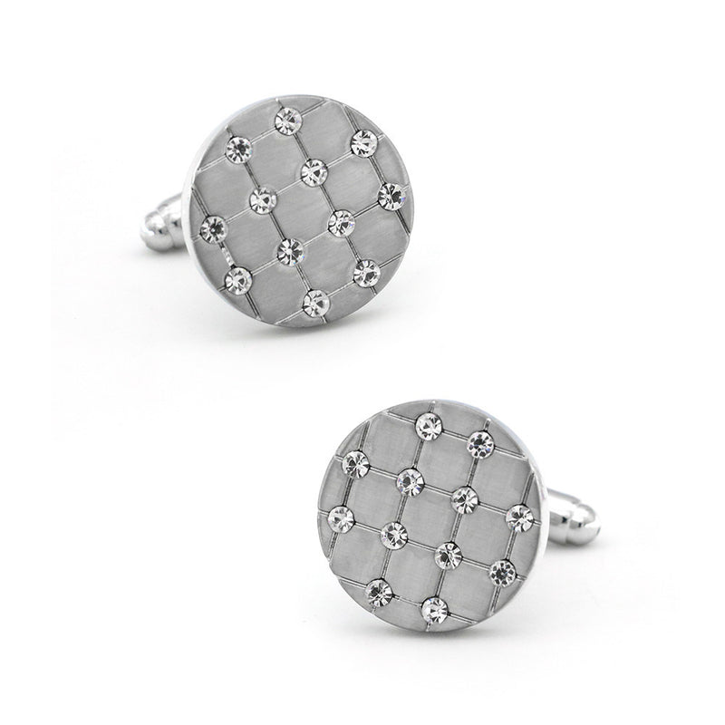 Simple Men's French Cuff Nails Round Metal