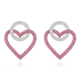 Fashion peach Heart Accessories Earrings