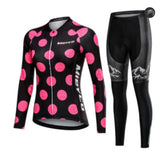 Cycling Jersey Suit Long Sleeved Thin Ladies Suit