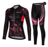 Cycling Jersey Suit Long Sleeved Thin Ladies Suit