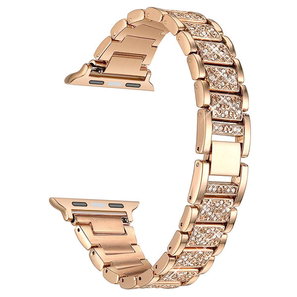 Diamond Bracelet Stainless Steel Metal Watchband