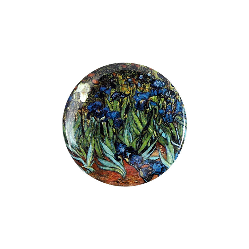 Men and Women Oil Painting Badge Clothes Brooch Buckle