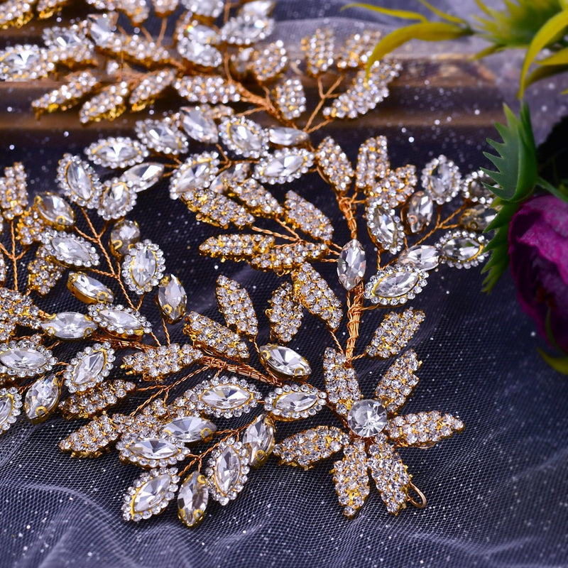 Luxury Rhinestone Bridal Hair Accessories