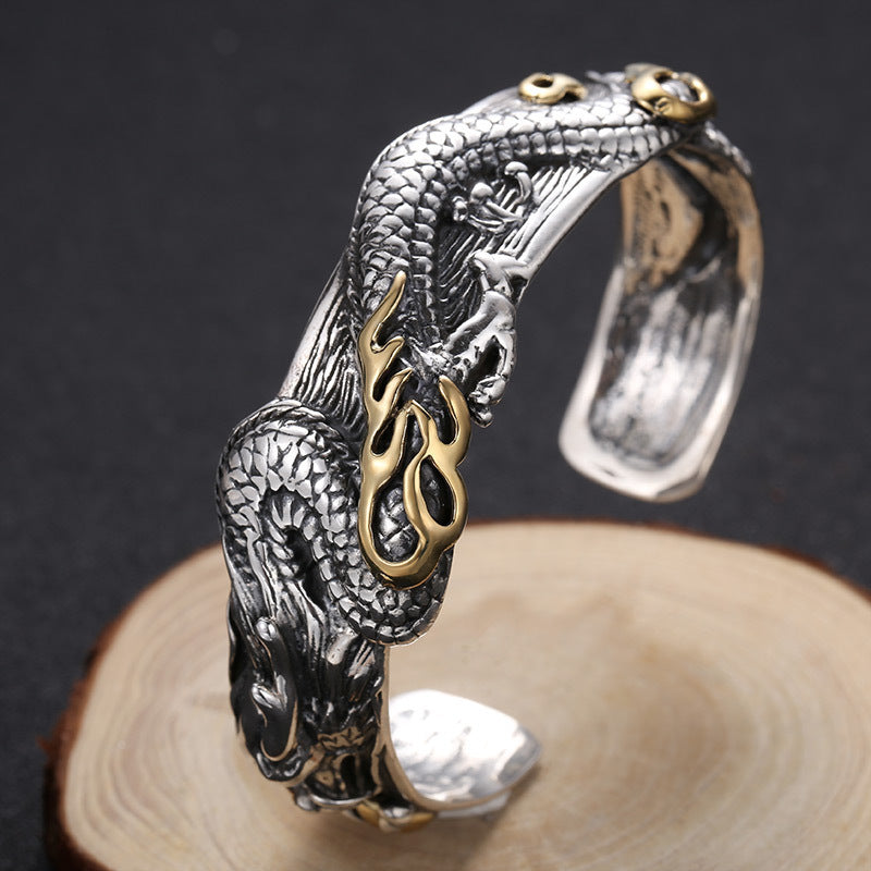 Marcasite Retro Classic Domineering Bracelet For Men And Women