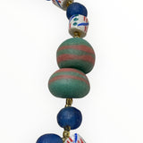 Antique glass bead necklace