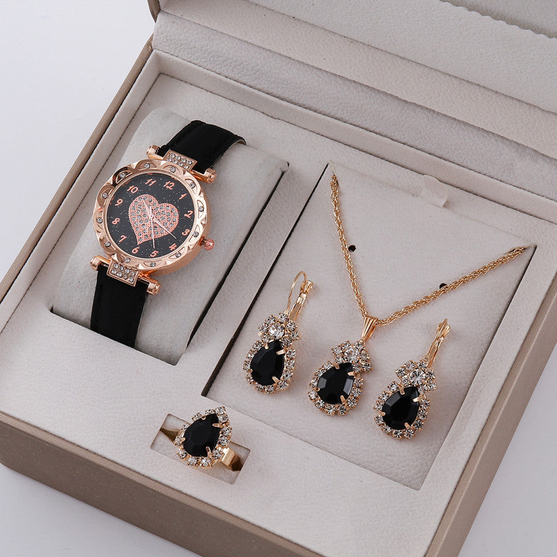 Korean High-end Quartz Watch Minimalist Fashion Set